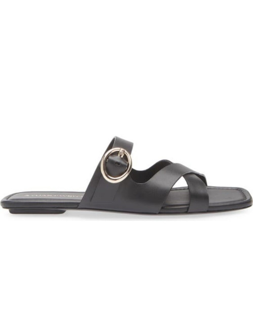 Stuart Weitzman Villa Slide Calf Leather Sandal - Picture 5 of 6